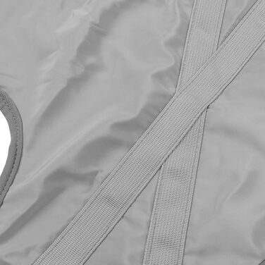 Набір гамаків для домашніх тварин ZXCAOB, дихаючий матеріал, запобігає натиранню, регульовані ремені, шлейка для собак, підходить для будь-яких тварин (сірий, L)