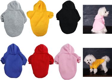 Теплий спортивний пуловер з капюшоном для собак: теплий зимовий костюм для маленьких, середніх та великих собак і котів, рожевий, 9XL