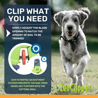 Zen Clipper Прецизійний та безпечний кіготьотримач для домашніх тварин – регульований тример для кігтів собак і котів, швидке й акуратне обрізання без зайвого шуму