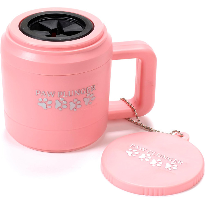 Очищувач лап для собак Paw Punger - рожевий, S