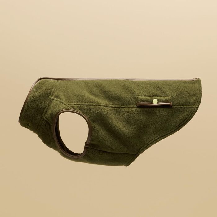 Тепла флісова жилетка для собак Rosewood x Joules Fairbourne, розмір S, хакі