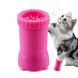 Автоматична мийка лап для собак Tanxier PAW, електрична, USB, рожева