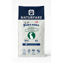 Корм для собак малих порід Naturfare Dzika Miska, свинина з кроликом, 12 кг
