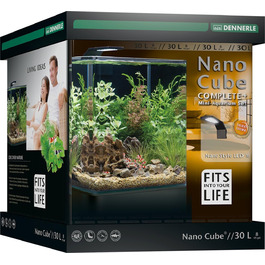Акваріум Dennerle Nano Cube Complete+ 30 л, комплект для акваріумістики