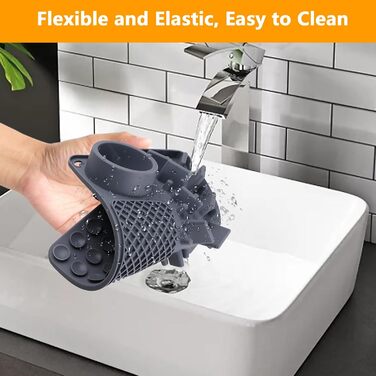 Лежанка-заспокійник для собак Schleckmatte Hund 30x20.5 см з присосками, антиковзаюча, BPA-Free, для повільного годування, зменшує тривожність під час купання, грумінгу та тренувань