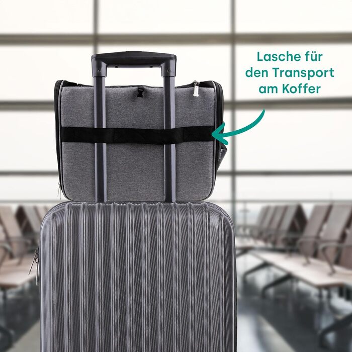 Транспортна сумка для собак та котів Emmi-Pet, складана та портативна переноска до 9 кг, з оксфордської тканини, водонепроникна сумка для собак та котів для автомобіля, поїздів та подорожей, Travel Bag 41,5 x 32 x 30 см