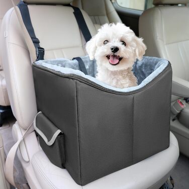 Автокрісло для собак Babenest, стабільне, з ременем безпеки, для маленьких собак, чорний (S)