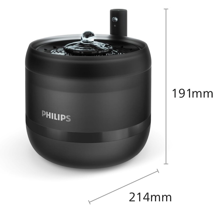 Фонтанчик для котів Philips Pet Series PAW3210/02: Інтелектуальний, з захистом від протікання, датчиком рівня води та тихим режимом