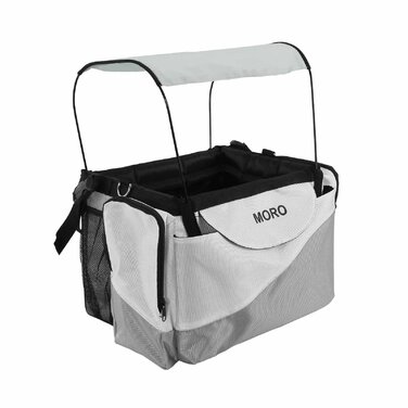 Клітка-переноска для тварин Moro: велосипедний кошик для собак, кошенят, захист від сонця