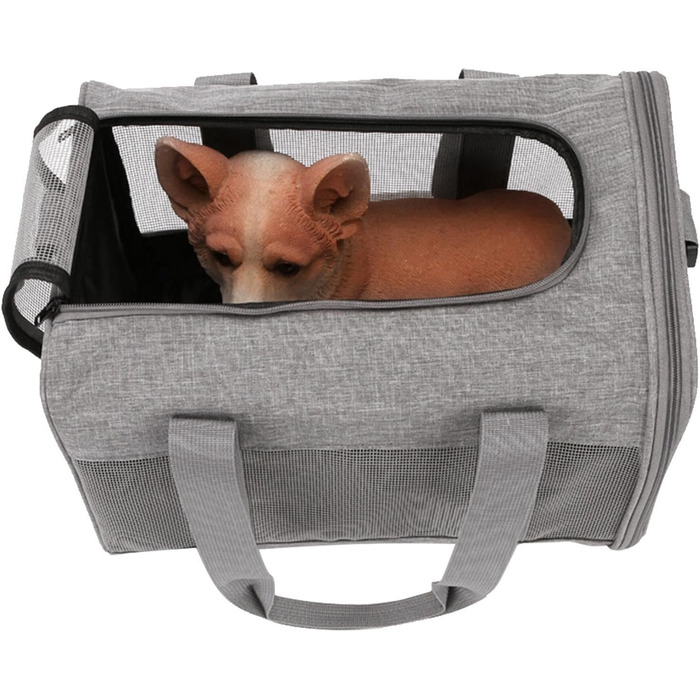 Транспортувальна сумка для собак та котів до 7 кг - переноска для собак та котів, 38x25x26 см