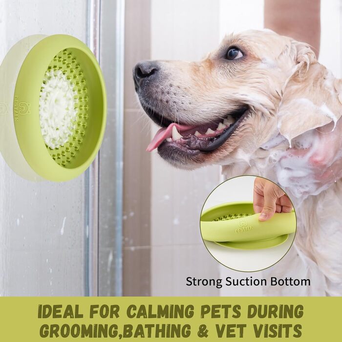 Нічна годівниця для собак Bestalk: уповільнює харчування, зменшує тривожність, силікон, BPA-free, зелена