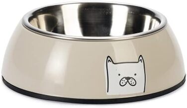 Миска для собак Karlie Elize, 900 мл, сірий колір, 14x14x5 см