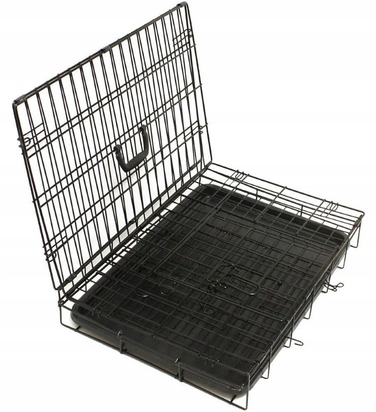 Клітка для середніх собак Ender зі сталі з порошковим покриттям, 62 x 91 x 70 см