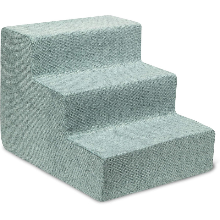 Сходинки для собак та котів Best Pet Supplies - 4-ступеневі, з антиковзким покриттям, для дому, коричневий принт, без монтажу