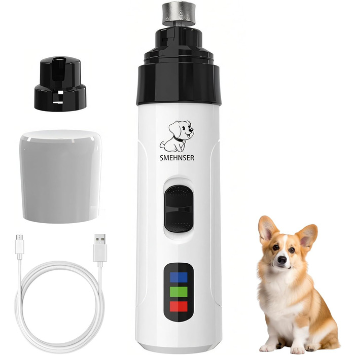 Електричний триммер для собак Silent Groom Pro: безшумна обрізка кігтів для собак великих, середніх та малих порід