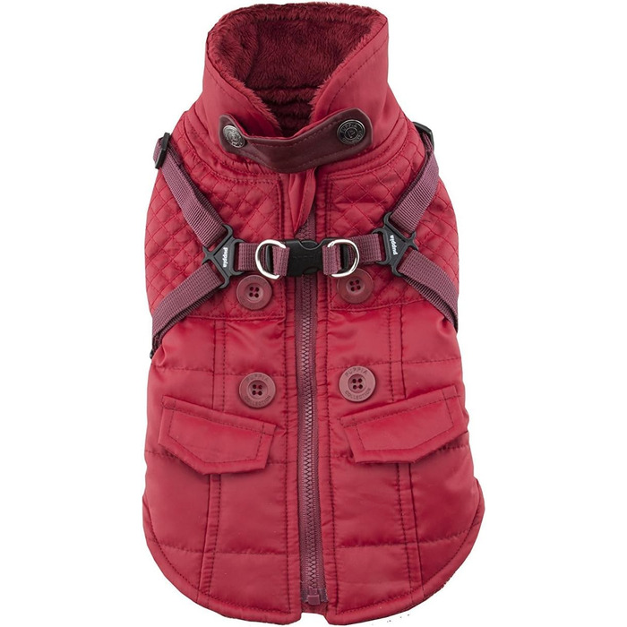 Чомушкова шапка Puppia PAQD-VT1463 Wikes, Wintermante (червона)