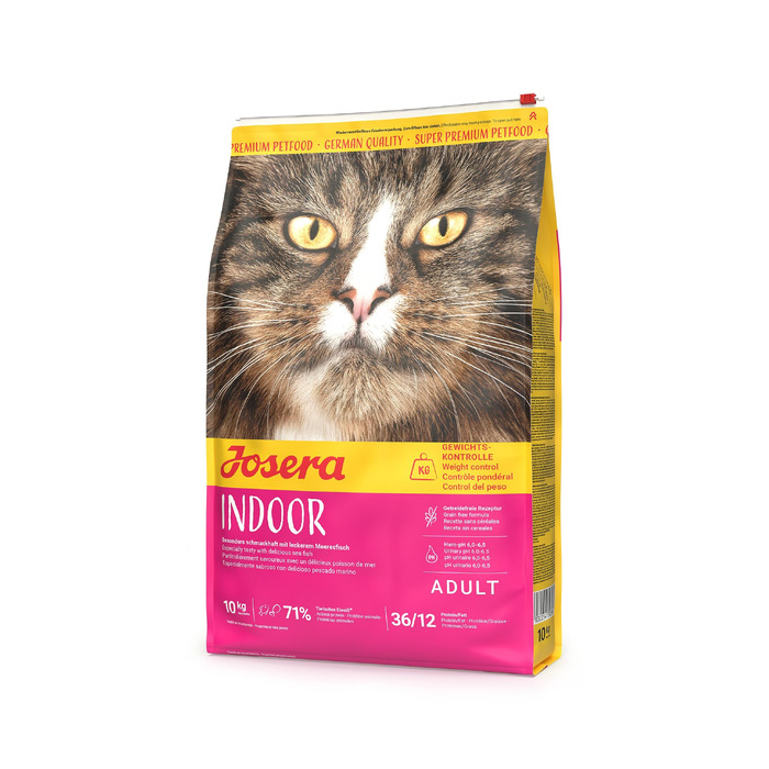 Сухий корм для котів Josera Indoor з птицею та рибою для дорослих, 10 кг
