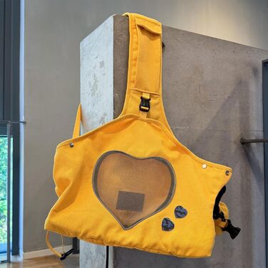 Транспортна сумка для собак та котів, переноска для тварин, зелено-жовта, 35.8 x 40.9 x 16.69 см