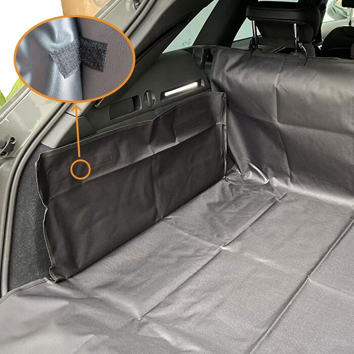 Захист для багажника авто: килимок для собак з боковим захистом, універсальний, вологостійкий, міцний
