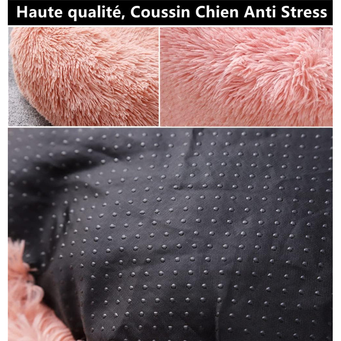 Ортопедичне ліжко для собак, велике, кругле, Anti-Stress, 100 см