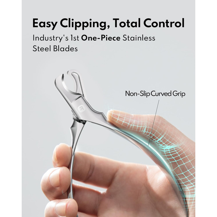 Ножиці для обрізання кігтів собак Homerunpet з мартенситної сталі, професійні ножиці для собак з гострим лезом, неслизькі ручки, ножиці для кігтів собак великих порід, прості у використанні для догляду вдома