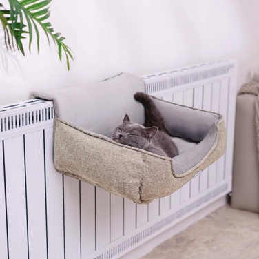 Підвісний гамак-ліжечко Happi N Pets для котів на радіатор, бежевий