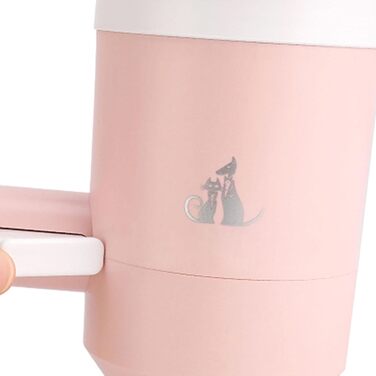 Автоматичний очисник лап для собак: миска для лап, силікон, для чутливої шкіри, портативна, 360° обертання, для маленьких собак та котів, рожевий