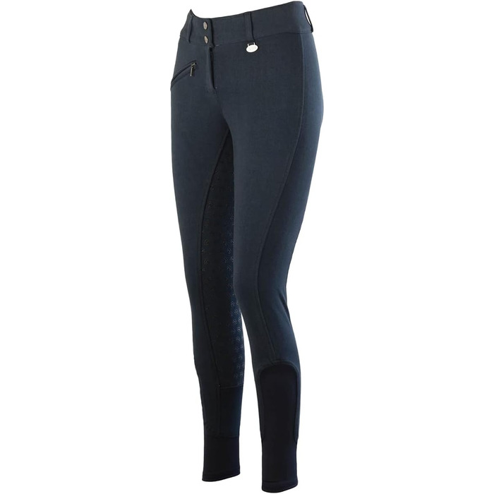 Лазура - зимові рейтузи для жінок та дітей Comfort з силіконовим повним сидінням та передньою кишенею | теплі рейтузи для їзди верхи в темно-синьому або чорному кольорі | рейтузи для верхової їзди розміри 104-176 та 36-48 | Лазура