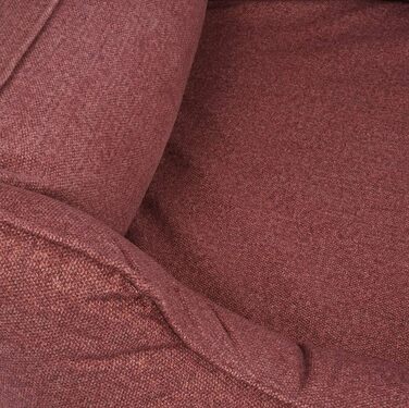 Ортопедичне водонепроникне собаче ліжко Knuffelwuff Malou з велюру, ручної роботи, XL 105 x 75 см, червоне. Знімний, пральний чохол. Підходить для великих, середніх та маленьких собак. Розміри: 105 x 75 x 25 см