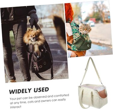 Транспортна сумка для котів та собак INOOMP: міцна, складана, з кишенею, для подорожей