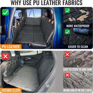 Подовжувач заднього сидіння для собак у вантажівки: LKW, F150, RAM1500, Silverado. Захисний чохол, гамак для собак. Міцний, для вантажних автомобілів