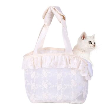 Транспортна сумка для собак, котів та цуценят, з піком, для подорожей