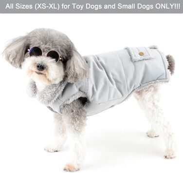 Зуена Тепла куртка для собак маленьких порід, флісова підкладка, для цуценят, зимовий одяг з кільцем для повідка, захист від холоду, жилетка, куртка, антель, Чихуахуа, іграшки для собак, Пудель, Зелений, розмір XL