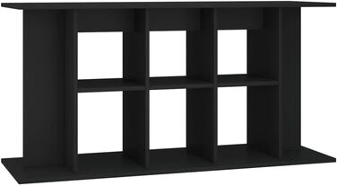 Тумба для акваріума Xichuzi 120x40x60 см, чорна, ДСП