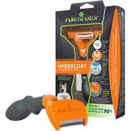 Фурмінатор для собак з короткою шерстю FURMINATOR M, чорний