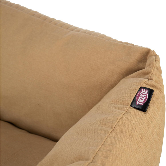 Тріксі Лежанка для собак Marley, жовта, 100 x 70 см - м'яка та зручна, з бавовняного канвасу, для маленьких собак