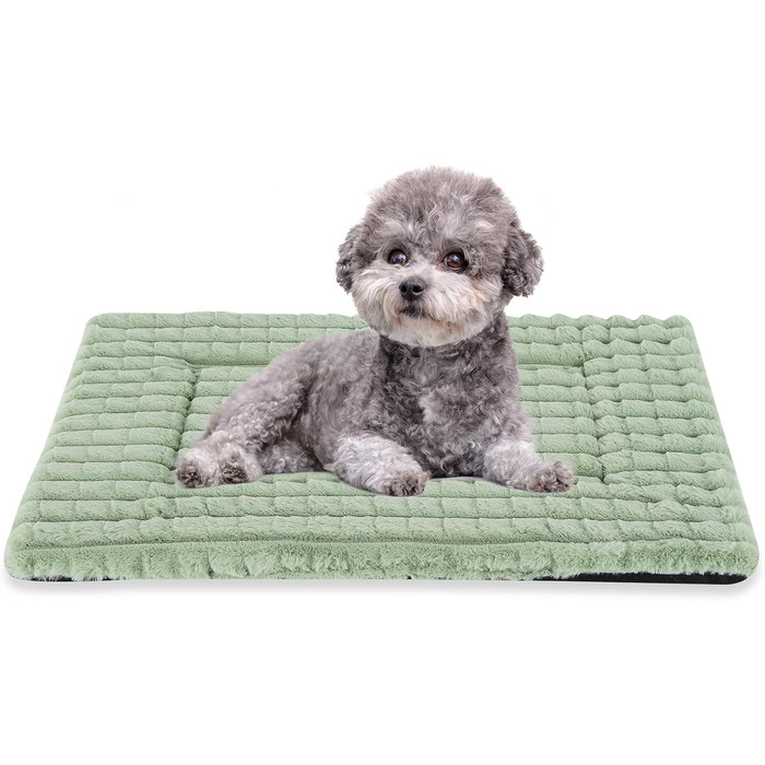 М'яке ортопедичне ліжко для собак BVAGSS, 100x80 см, зелене, з неслизьким дном, миється