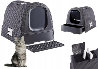 Закритий лоток для котів Curver, 51 x 39,5 x 39,5 см