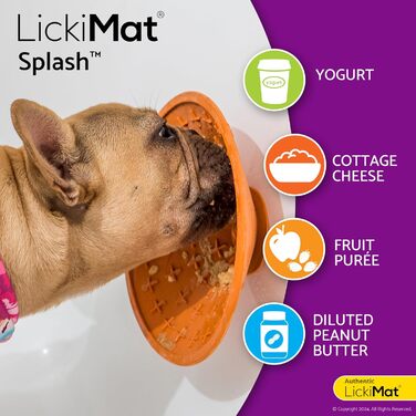 Licki Mat Splash - килимок для ласощів для собак Indus1, неоновий зелений, один розмір