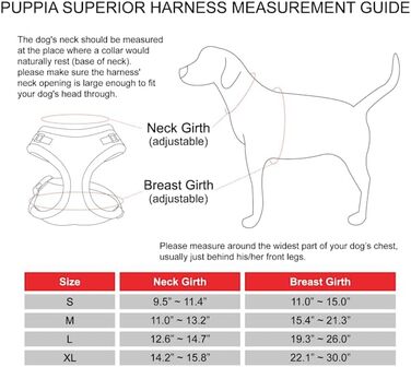 Шлея Puppia Soft Superior A для малих і середніх собак, супер м'яка