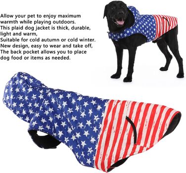 Водонепроникна тепла куртка для собак на зиму, Winddicht, XL, Little Surprise