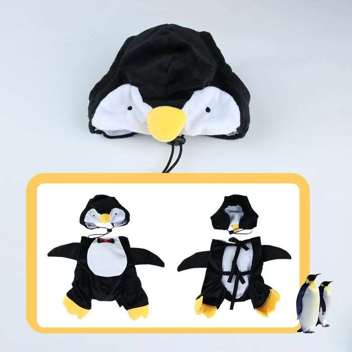Костюм на Хелловін для собак Hotumn: Пінгуїн, милий та кумедний, для маленьких та середніх тварин (розмір M)