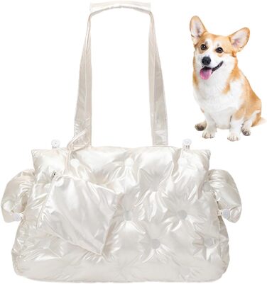 Сумка-переноска для собак середнього розміру - Pet Sling Outdoor Travel | Зручна сумка на плече для цуценят та котів з регульованим ремінцем, легка переноска для тварин