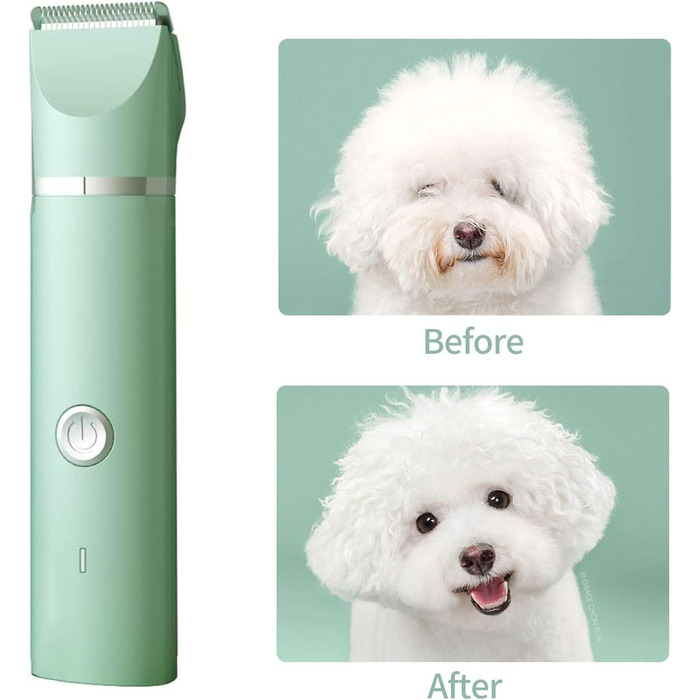 Електрична машинка для стрижки собак та котів OBEST з 4 насадками та аксесуарами