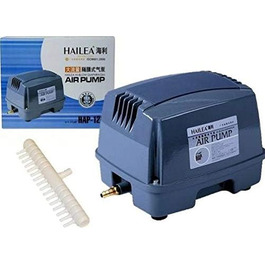 Компресор Hailea HAP-120 Hi-Blow для ставка, аератор 90 Вт, мембранний насос для води, садова повітряна помпа, насичення киснем