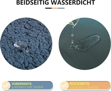 Килимок для собак Joyelf середнього розміру, 76 x 51 x 7.5 см, водонепроникний, знімний, для собак маленьких та середніх порід