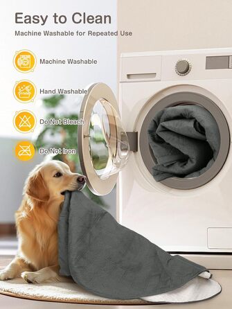 Водонепроникний килимок для собак, диванів та ліжок, захист від шерсті та подряпин, антиковзаюча підстилка для тварин, легко миється, 127x157 см
