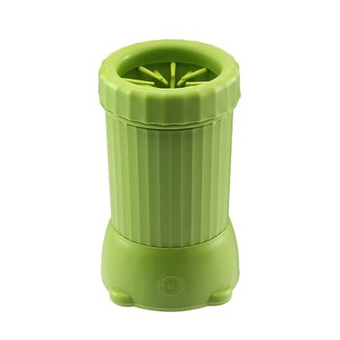 Автоматичний мийка лап для собак, USB, для дому та прогулянок, зелена