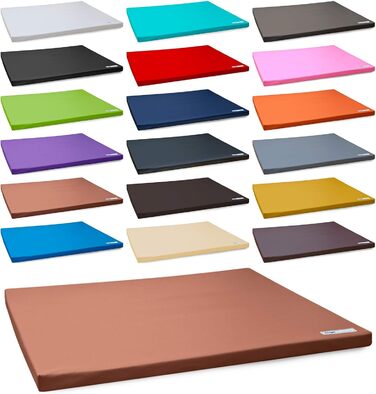 Лежанка для собак Easy з екошкіри, розмір M, 100 x 80 см, колір коньяк. Підходить для багажника, коврик для собак, подушка для собак