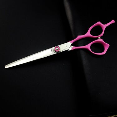 Набір професійних ножиць для грумінгу собак JIESENYU: 7 дюймів, 2 вигнуті + ножиці для фінальної обробки, 4 шт.